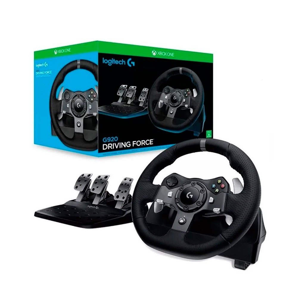 😱 Volante Logitech G920 Driving Force Xbox One e PC Outlet