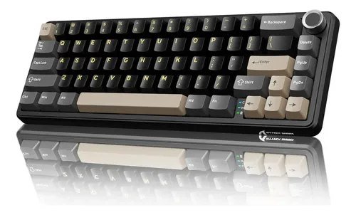 😱 Teclado Mecânico Para Jogos Sem Fio Attack Shark X66 Star Black