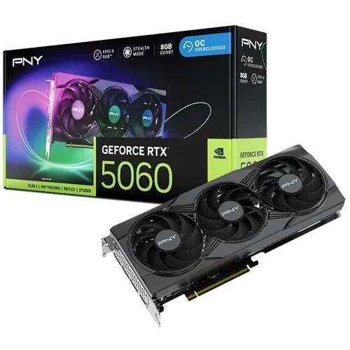 😱 Placa De Video Pny Nvidia Geforce Rtx 5060 Epic X Rgb Oc Triple Fan 8GB Gddr7 Dlss Ray Tracing Vcg50608Tfxxpb1 O Tf