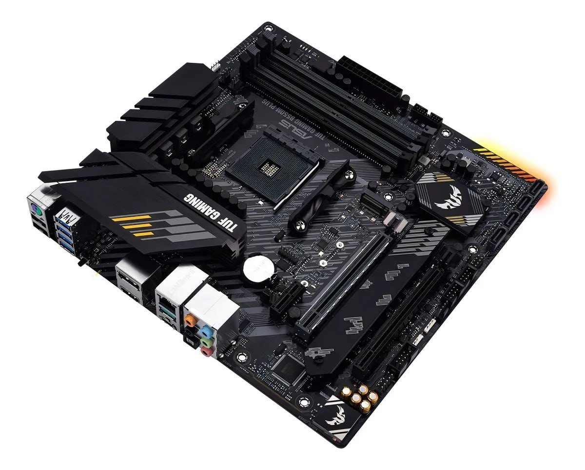 😱 Placa Mãe Asus Tuf Gaming B550m-plus Ddr4 AMD Am4 mATX RGB