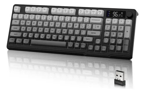 😱 Teclado Mecânico Sem Fio Freewolf M96 Pc