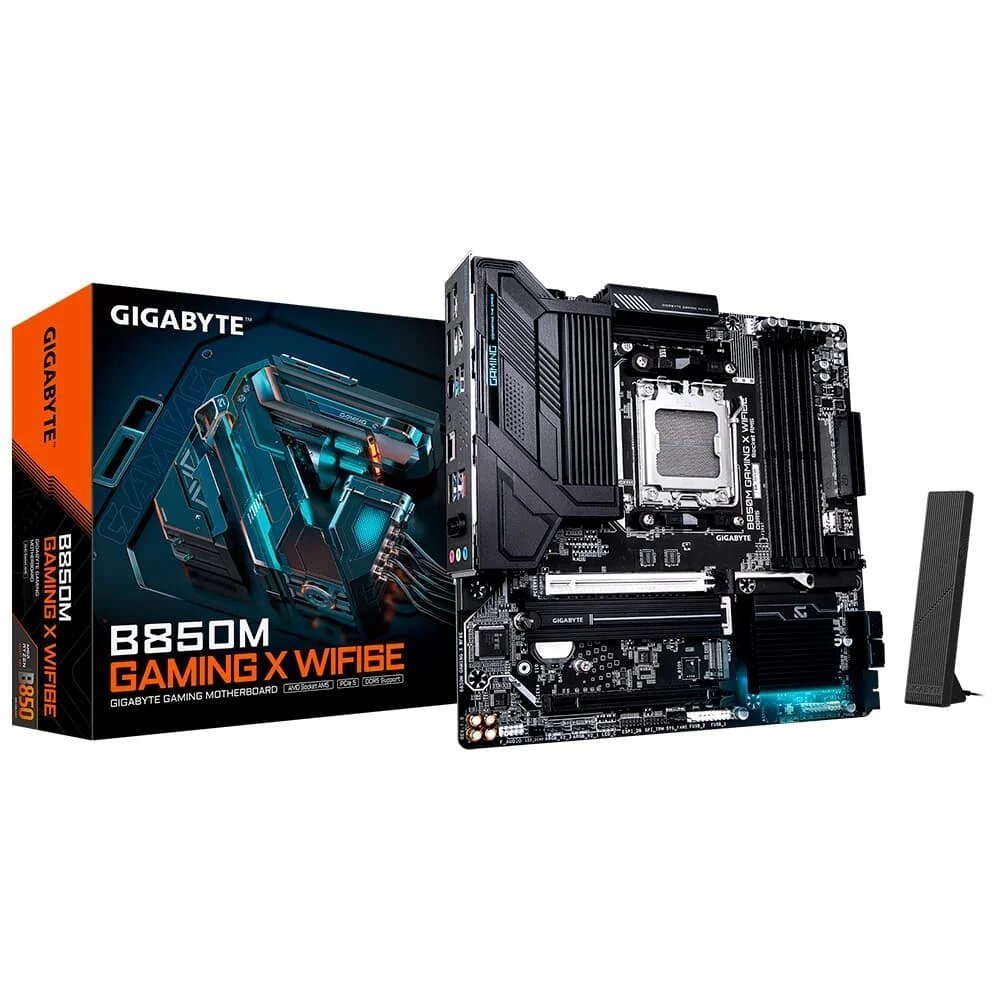 😱 Placa Mãe Gigabyte B850M GAMING X WIFI6E, AMD AM5, Micro ATX, DDR5