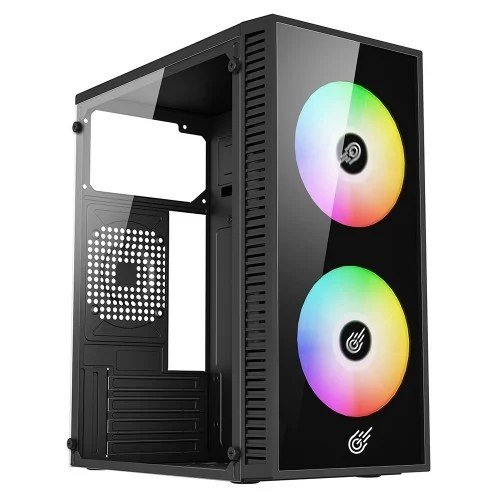 😱 Gabinete Pure Power Fusion Mini Tower M Atx C2 Fans Sem Fonte Preto Pp Cs Mtb