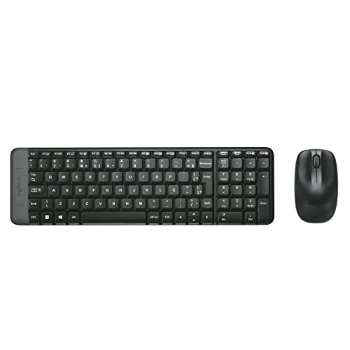 😱 Logitech MK220 - Teclado e Mouse Sem Fio - Design Compacto - Layout ABNT2