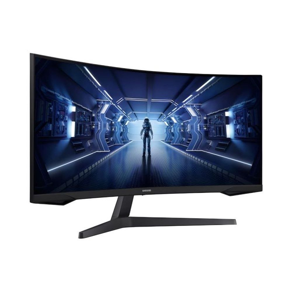 😱 Monitor Gamer Curvo Samsung Odyssey 34" Ultra WQHD, 165Hz, 1ms, série G5, LC34G55TWWLMZD Preto