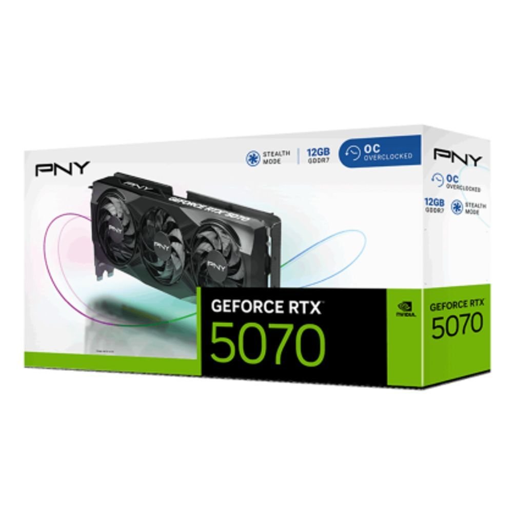 😱 Placa de Video GeForce NVIDIA PNY RTX5070 OC 12GB GDDR7