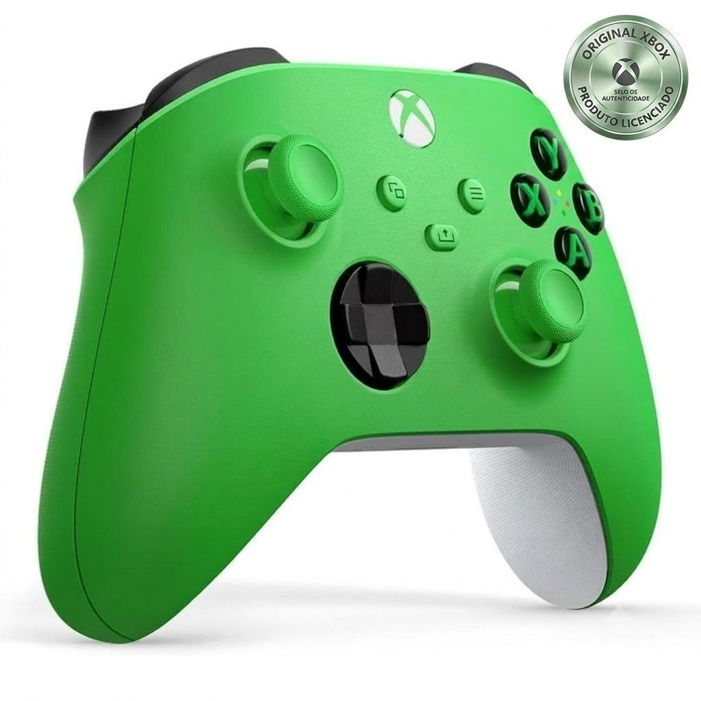 😱 Controle Xbox Sem Fio Original Microsoft Velocity Green