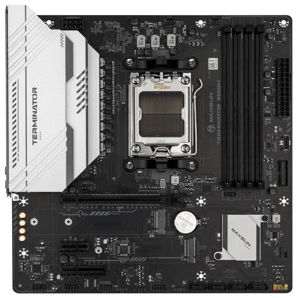😱 Placa Mãe Maxsun Terminator B650M, Chipset B650, AMD AM5, mATX, DDR5