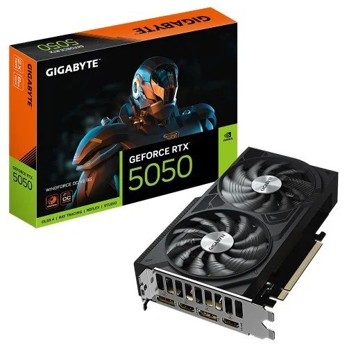 😱 Placa De Video Gigabyte Nvidia Geforce Rtx 5050 Windforce Oc V2 8GB Gddr6 Dlss Ray Tracing Gv N5050Wf2Ocv2 8Gd