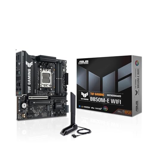 😱 Asus TUF GAMING B850M-E WIFI Placa Mãe AM5 DDR5 HDMI M.2 USB 3.2