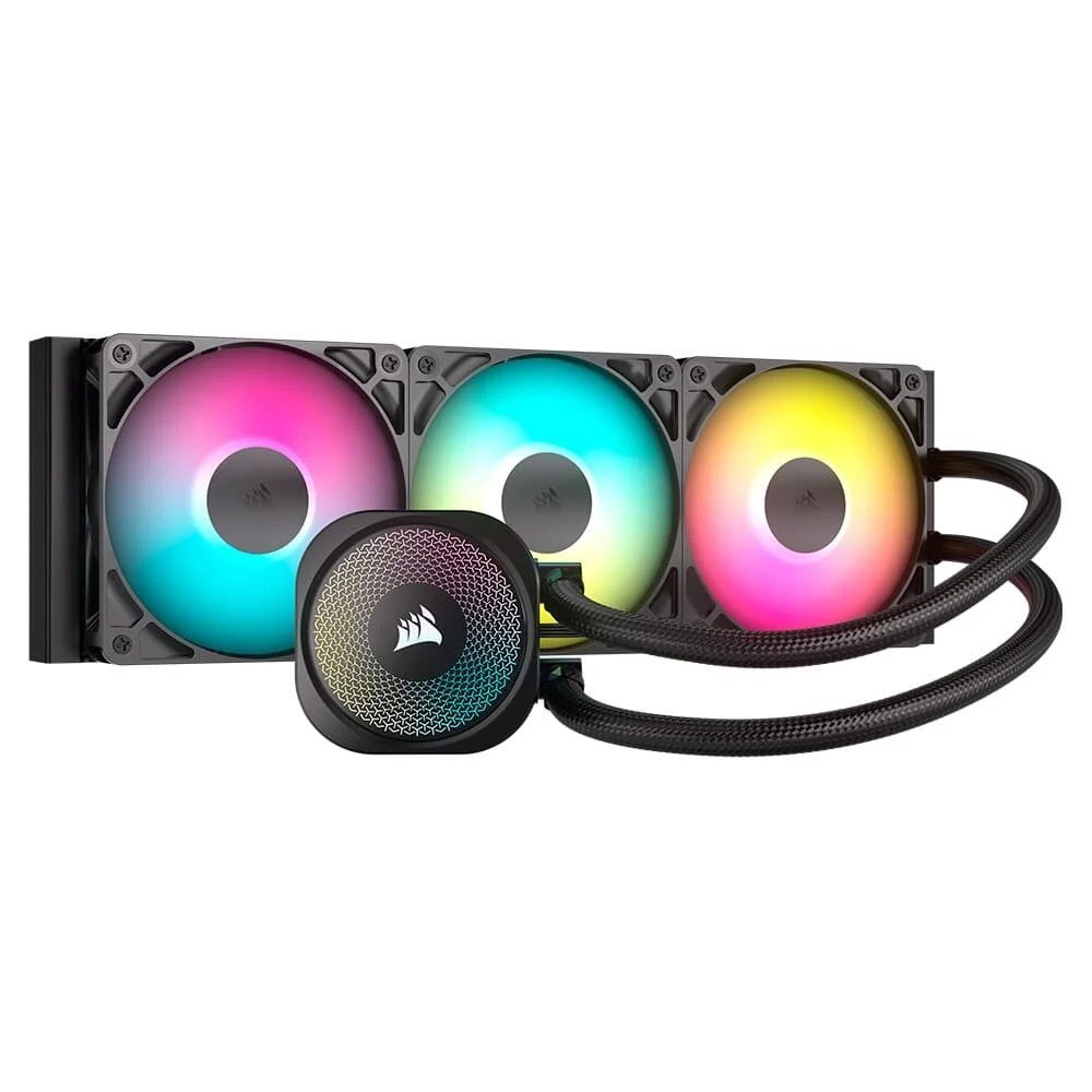 😱 Water Cooler Corsair Nautilus 360 Argb 360Mm Amd E Intel Preto Cw 9060093 Ww