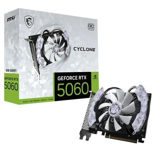 😱 Placa De Video Msi Nvidia Geforce Rtx 5060 Cyclone Oc 8GB