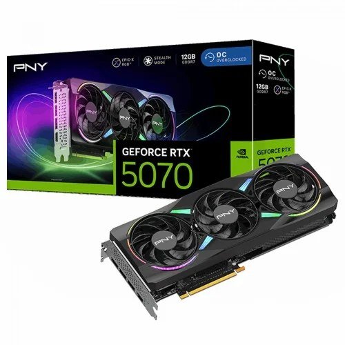 😱 RTX 5070 12GB PNY Epic X RGB OC