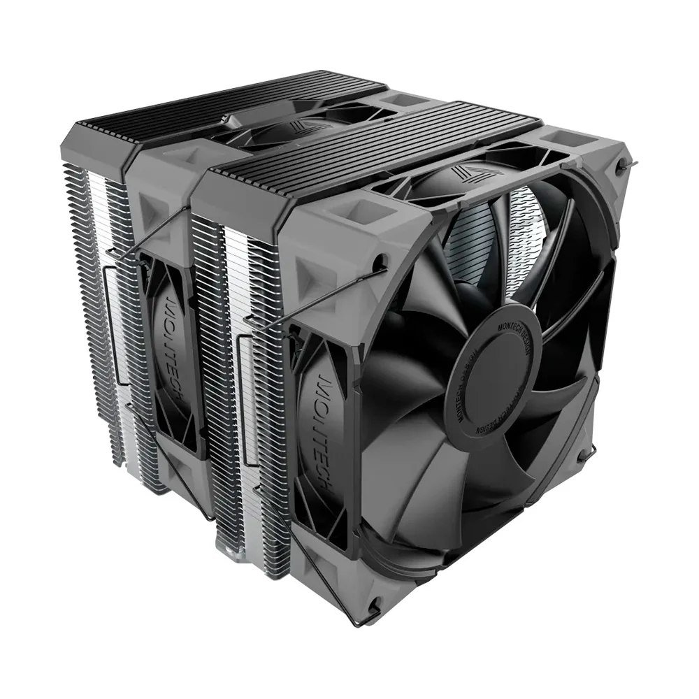 😱 Air Cooler Montech Nx600 Dual Tower 120Mm Intel E Amd Preto Nx600B