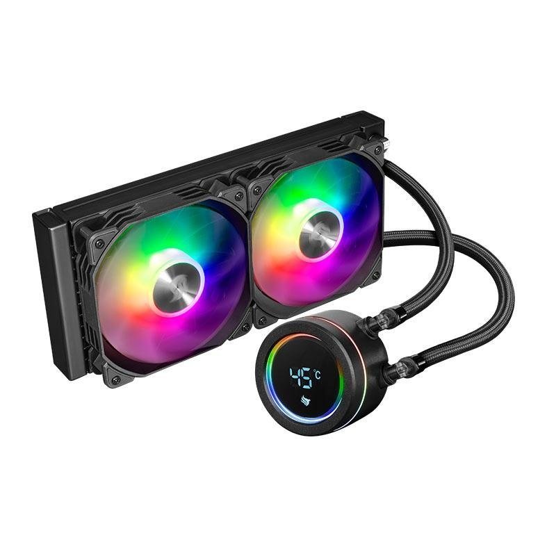 😱 Water Cooler Pichau Aqua 240X, ARGB, 240mm, Preto, PCH-AQA240X-BK01