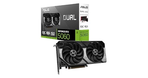 😱 ASUS RTX 5060 8GB OC - 128 Bits - Dual Fan