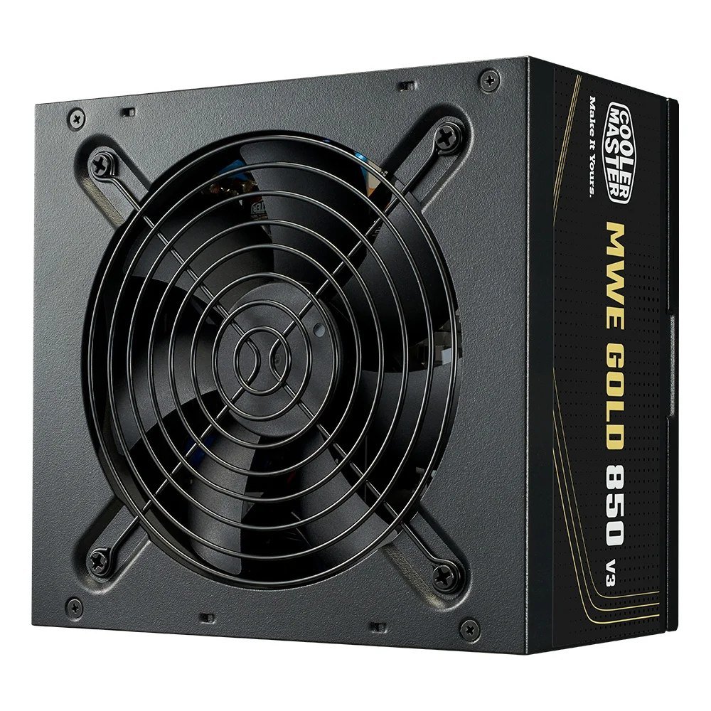 😱 Fonte Cooler Master Mwe Gold 850 V3 850W 80 Plus Ouro Atx 3 1 Pfc Ativo Preto Mpe 8506 Acag Bbr