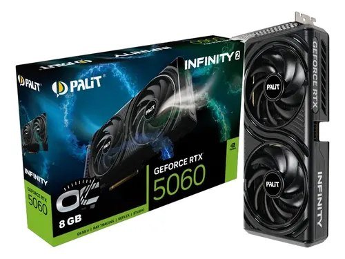 😱 Placa De Vídeo Nvidia Geforce Palit Rtx5060 8gb Infinity2 Oc