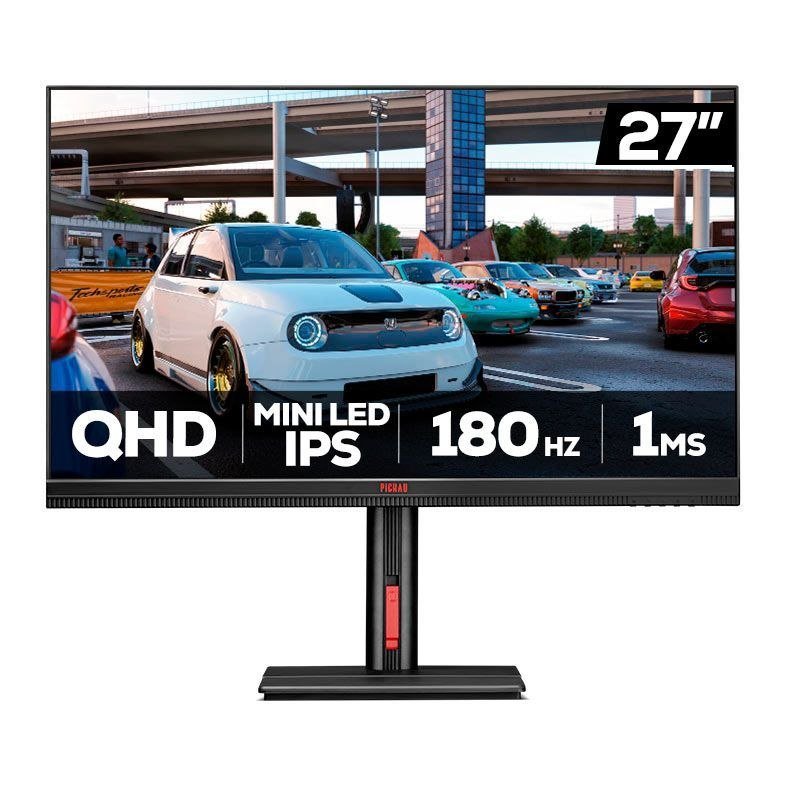 😱 Monitor Gamer Pichau Quantum, MiniLED, 27 Pol, IPS, QHD, 1ms, 180Hz