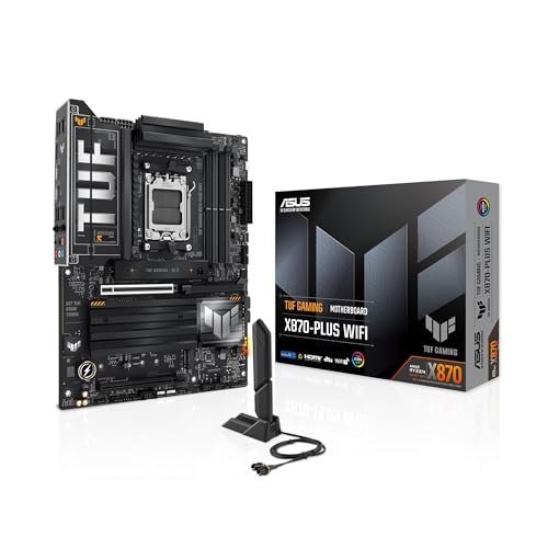 😱 Placa Mãe Asus TUF GAMING X870-PLUS WIFI7 (AM5/4xDDR5/HDMI/DisplayPort/M.2/USB 4)