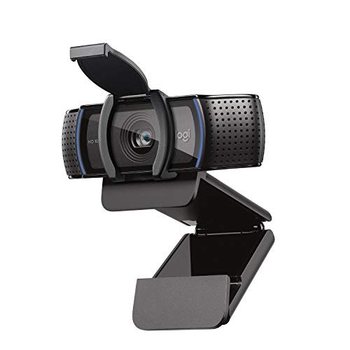 😱 Logitech C920s Full HD 1080p - Microfone Embutido - Tampa Privacidade - Preto