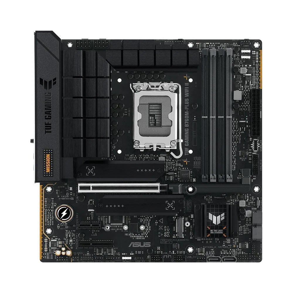 😱 Placa-Mãe ASUS TUF GAMING B760M-PLUS WIFI II, Intel, DDR5, Preto