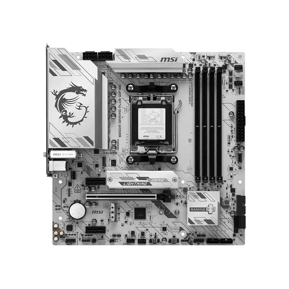 😱 Placa-Mãe MSI B850M GAMING PLUS WIFI6E, AMD, AM5, Micro-ATX, DDR5, Wi-Fi