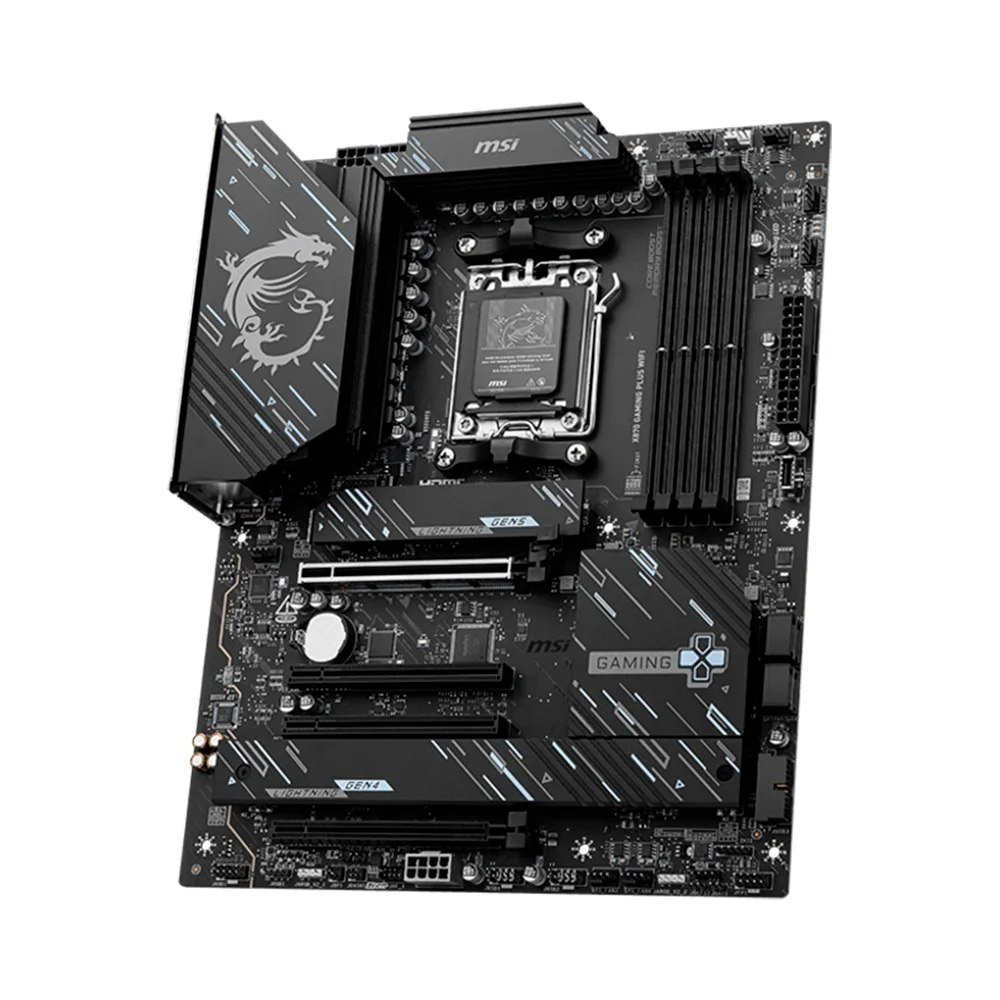 😱 Placa-Mãe MSI X870 GAMING PLUS WIFI, AMD, AM5, ATX, DDR5, Wi-Fi