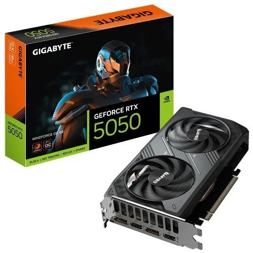 😱 Placa De Video Gigabyte Nvidia Geforce Rtx 5050 Windforce Oc 8GB Gddr6 Dlss Ray Tracing Gv N5050Wf2Oc 8Gd