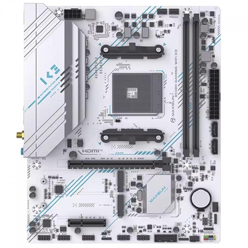 😱 Placa-Mãe MAXSUN B550M Gaming WiFi ICE
