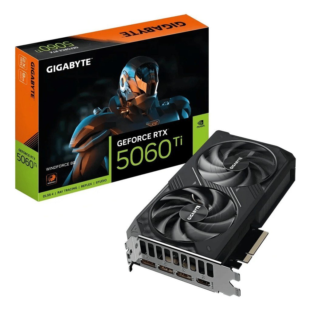 😱 Placa de Vídeo Gigabyte RTX 5060 Ti WINDFORCE 2X