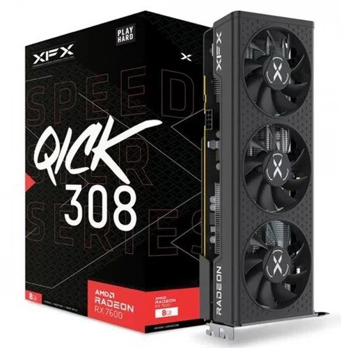 😱 Placa de Vídeo XFX AMD Radeon RX 7600 Speedster QICK 308