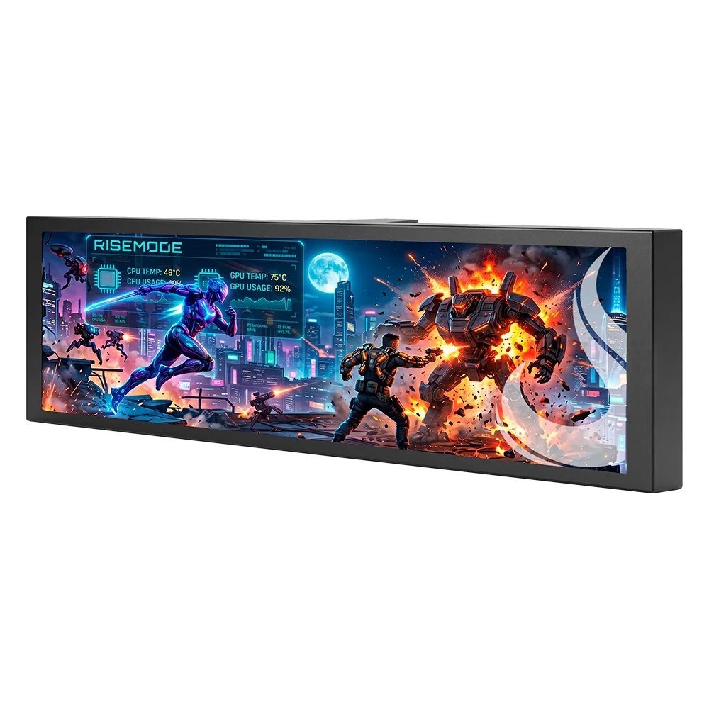 😱 Tela Secundaria Gamer Smart Screen Support Rise Mode, 9.2 IPS, USB-C