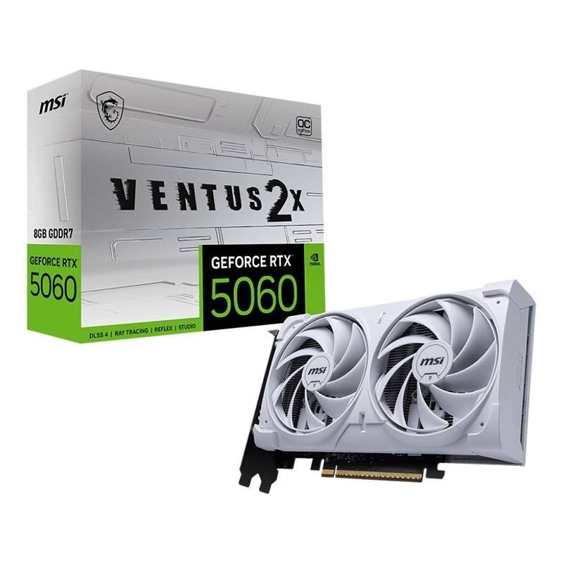 😱 Placa de Vídeo MSI GeForce RTX5060 Ventus 2X OC White