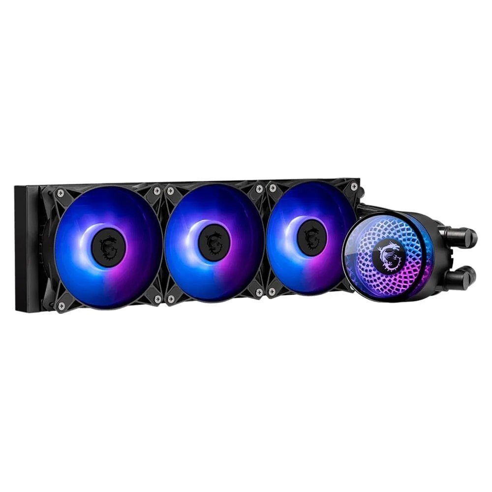 😱 Water Cooler MSI MAG Coreliquid A12, ARGB, 360mm, Intel e AMD, Preto