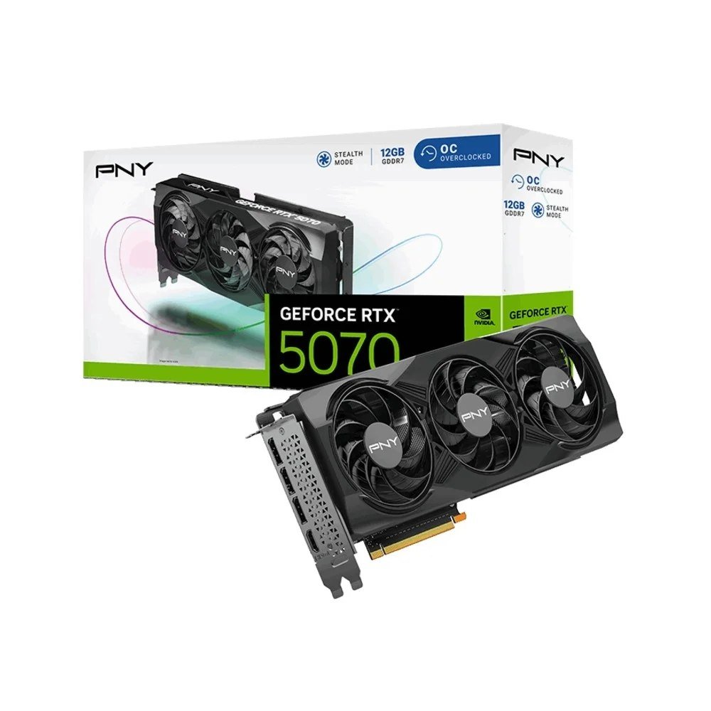 😱 Placa de Vídeo PNY RTX 5070 Overclocked NVIDIA Geforce