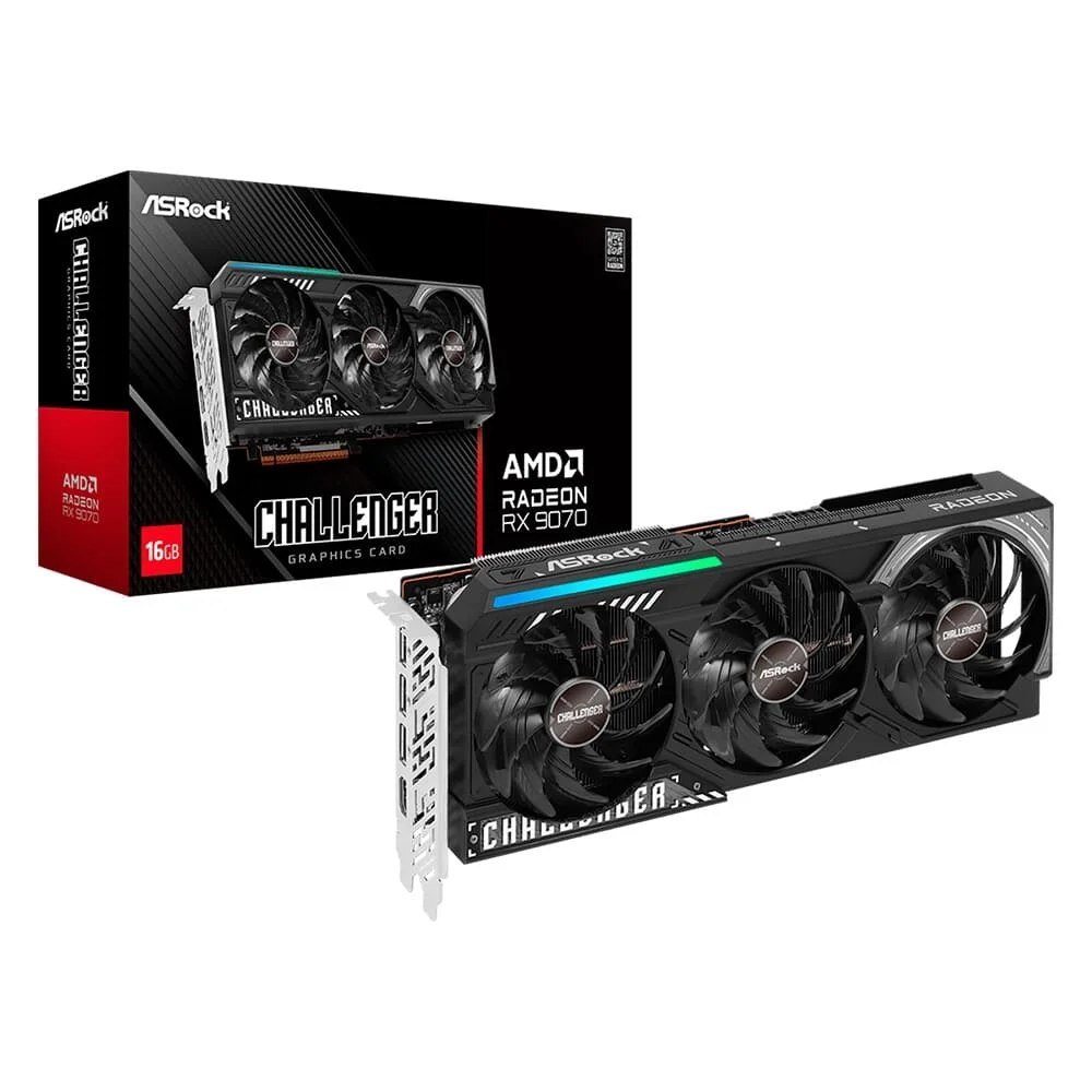 😱 Placa de Vídeo ASRock RX 9070 Challenger AMD Radeon
