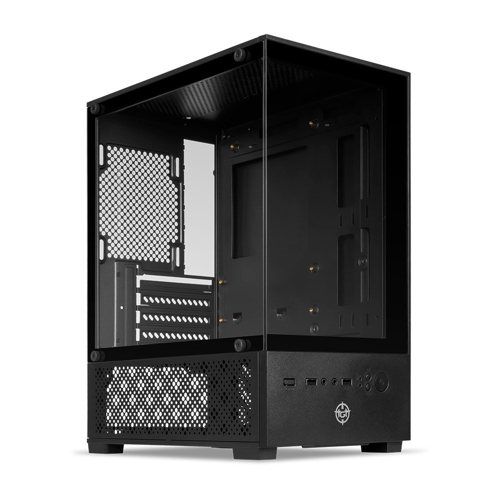 😱 Gabinete Gamer TGT Legion, Mini-Tower, Lateral de Vidro, Preto, TGT-LGN-BK