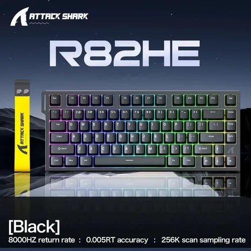 😱 Teclado Magnético Attack Shark R82 He