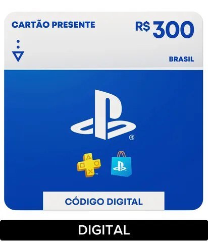 😱 Sony PlayStation Store Gift Card R$ 300 (Digital)