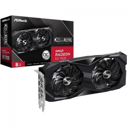 😱 Placa de Vídeo AsRock AMD Radeon RX 7600 Challenger OC