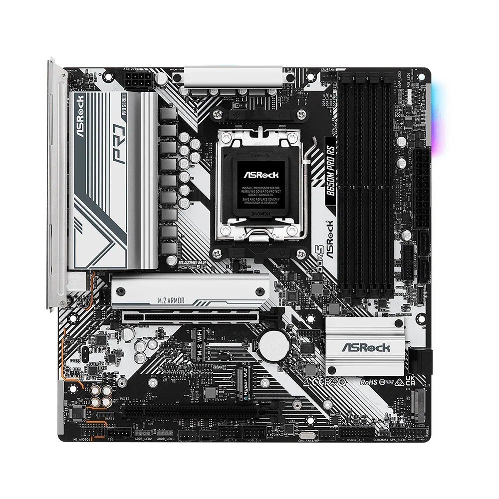 😱 Placa-Mãe ASRock B650M Pro RS, Ryzen AM5 B650, Micro ATX, DDR5