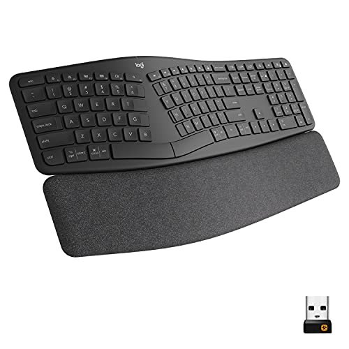 😱 Teclado Sem Fio Logitech ERGO K860 com Apoio para Pulsos