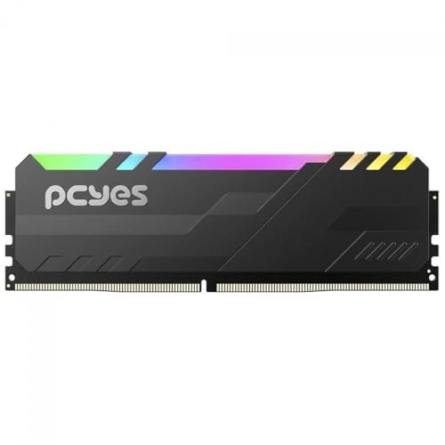 😱 MEMORIA GAMER PCYES UDIMM 32GB DDR4 3200MHZ BLACK COM RGB PM323200D4BR