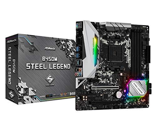 😱 Placa Mãe ASRock B450M Steel Legend