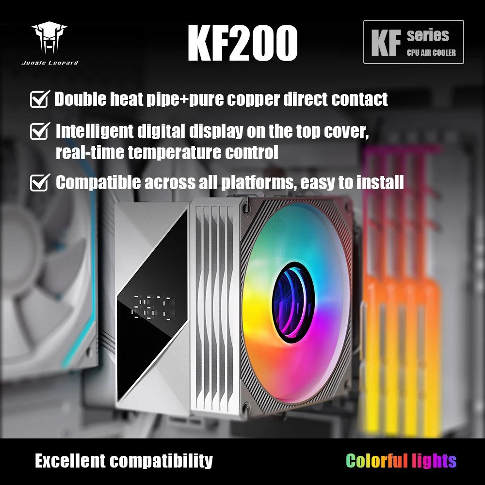 😱 Air cooler Jungle Leopard K200 KF200 Digital RGB