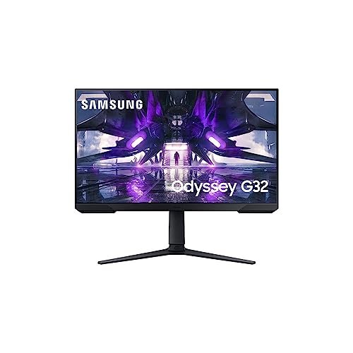 😱 SAMSUNG Monitor Gamer Odyssey 27, FHD, 165Hz, 1ms, com ajuste de altura, HDMI, DP, Freesync, Preto, Série G32