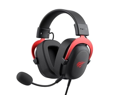 😱 Headphone Fone de Ouvido Havit H2002d Black Red