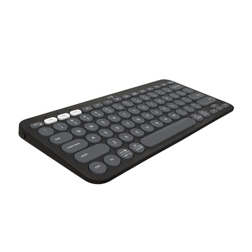 😱 Logitech Pebble Keys 2 K380s - Teclado Bluetooth Easy-Switch - Grafite