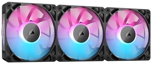 😱 CORSAIR Ventoinhas iCUE Link RX120 RGB 120 mm PWM com hub de sistema iCUE Link